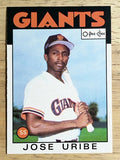 1986 O-Pee-Chee #12 Jose Uribe