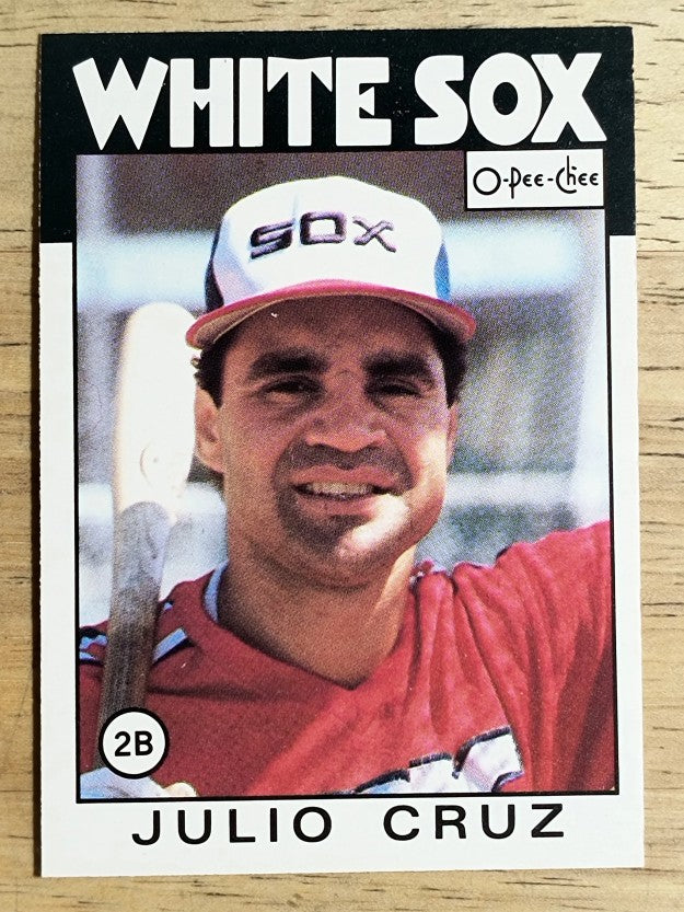 1986 O-Pee-Chee #14 Julio Cruz