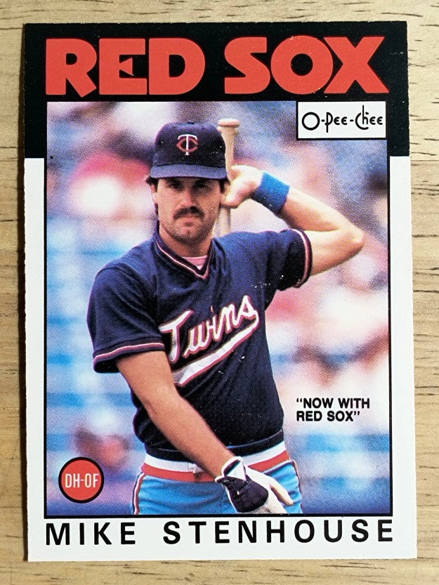 1986 O-Pee-Chee #17 Mike Stenhouse