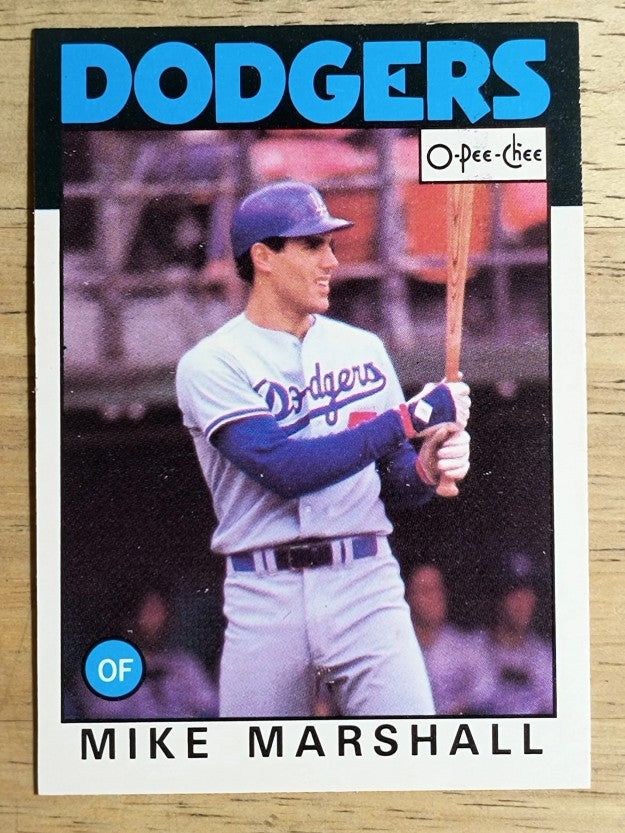 1986 O-Pee-Chee #26 Mike Marshall