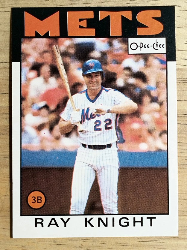 1986 O-Pee-Chee #27 Ray Knight