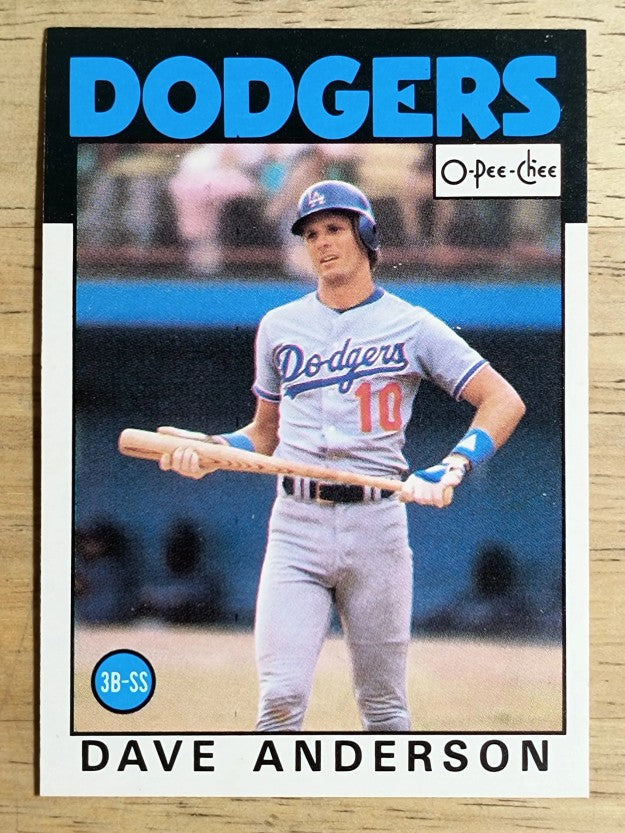 1986 O-Pee-Chee #29 Dave Anderson