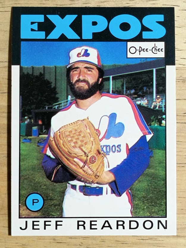 1986 O-Pee-Chee #35 Jeff Reardon