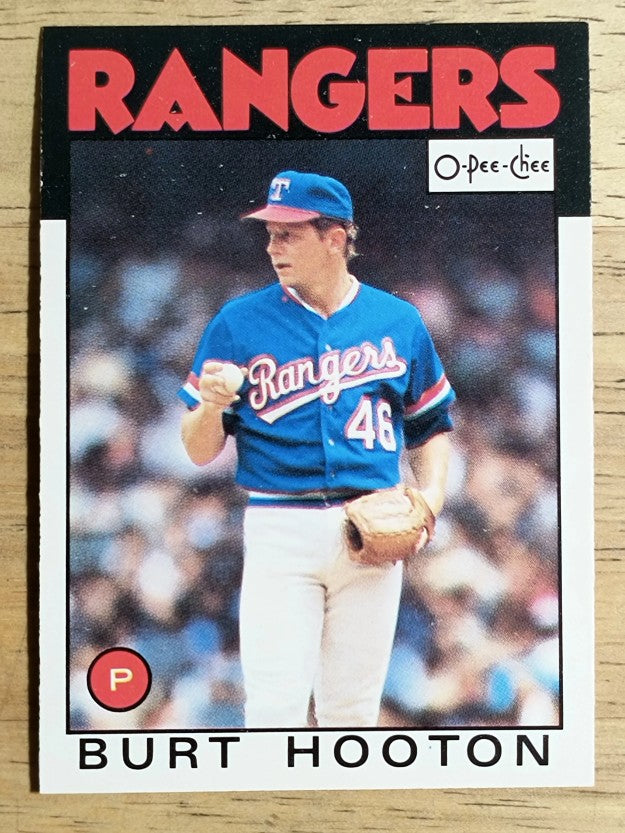 1986 O-Pee-Chee #36 Burt Hooton