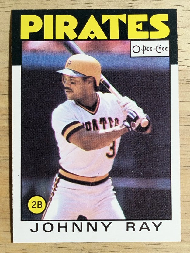 1986 O-Pee-Chee #37 Johnny Ray