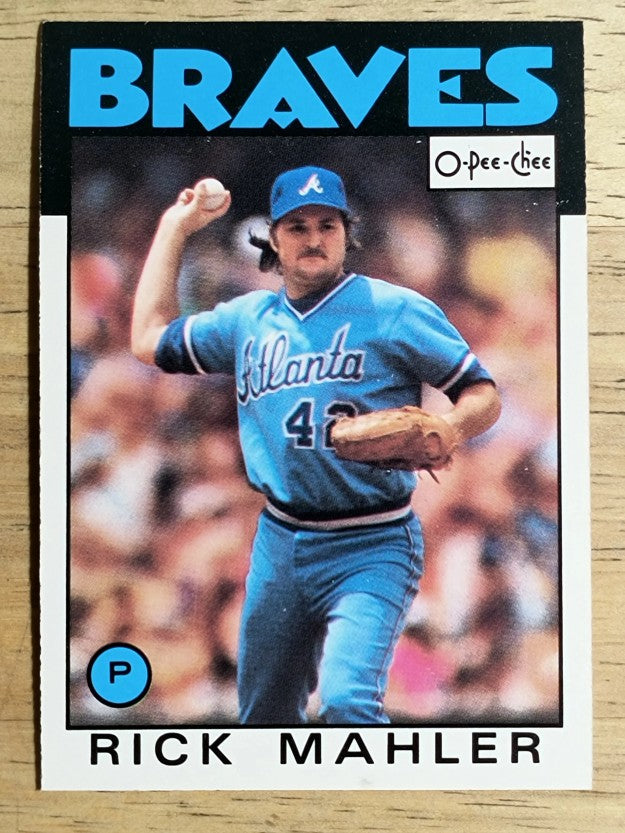 1986 O-Pee-Chee #39 Rick Mahler