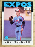 1986 O-Pee-Chee #42 Joe Hesketh