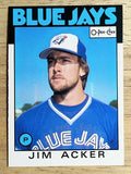 1986 O-Pee-Chee #46 Jim Acker