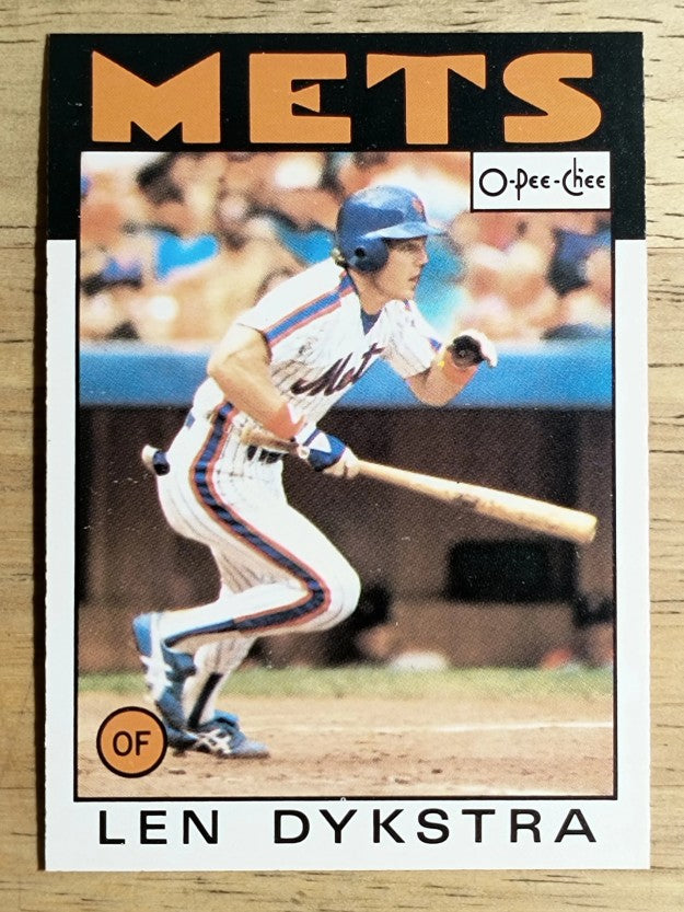 1986 O-Pee-Chee #53 Len Dykstra RC