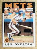 1986 O-Pee-Chee #53 Len Dykstra RC