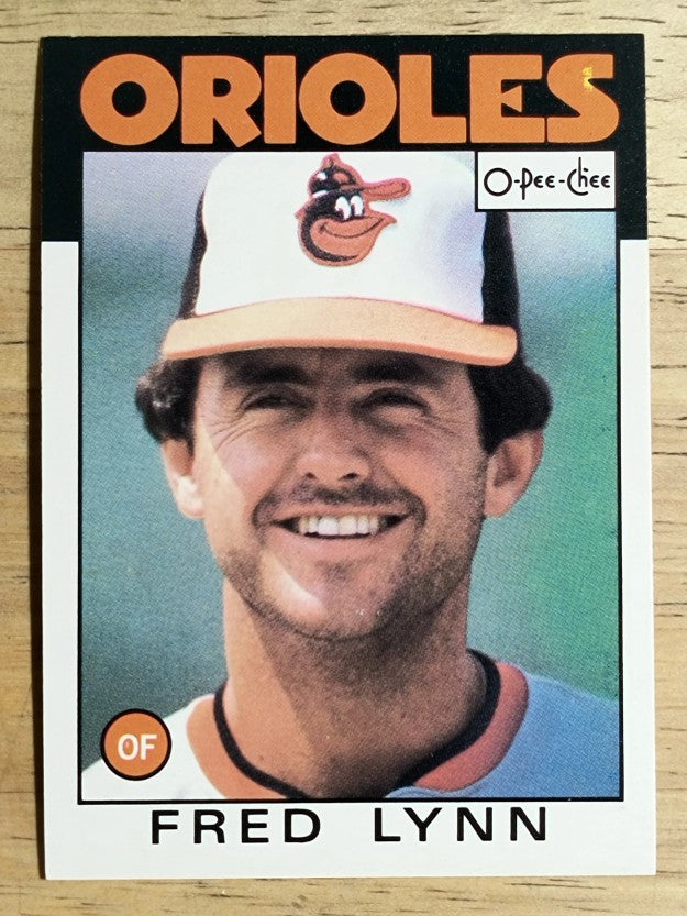 1986 O-Pee-Chee #55 Fred Lynn