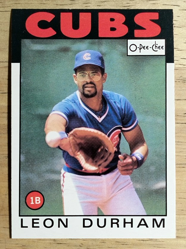 1986 O-Pee-Chee #58 Leon Durham