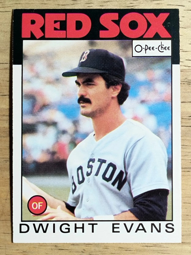 1986 O-Pee-Chee #60 Dwight Evans