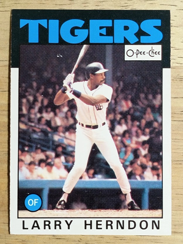 1986 O-Pee-Chee #61 Larry Herndon
