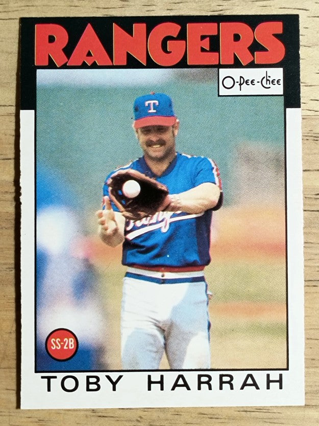 1986 O-Pee-Chee #72 Toby Harrah