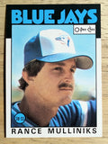 1986 O-Pee-Chee #74 Rance Mulliniks