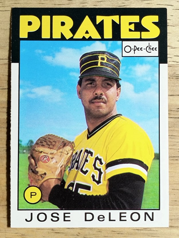 1986 O-Pee-Chee #75 Jose DeLeon