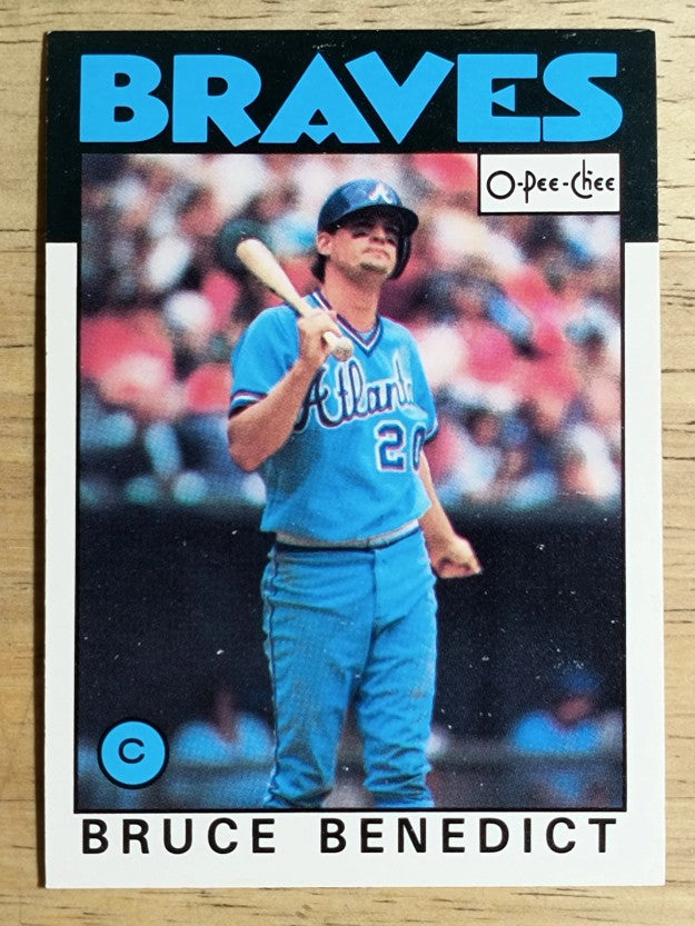 1986 O-Pee-Chee #78 Bruce Benedict