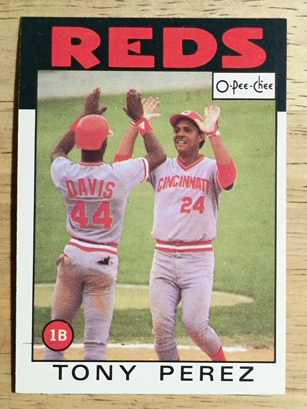 1986 O-Pee-Chee #85 Tony Perez