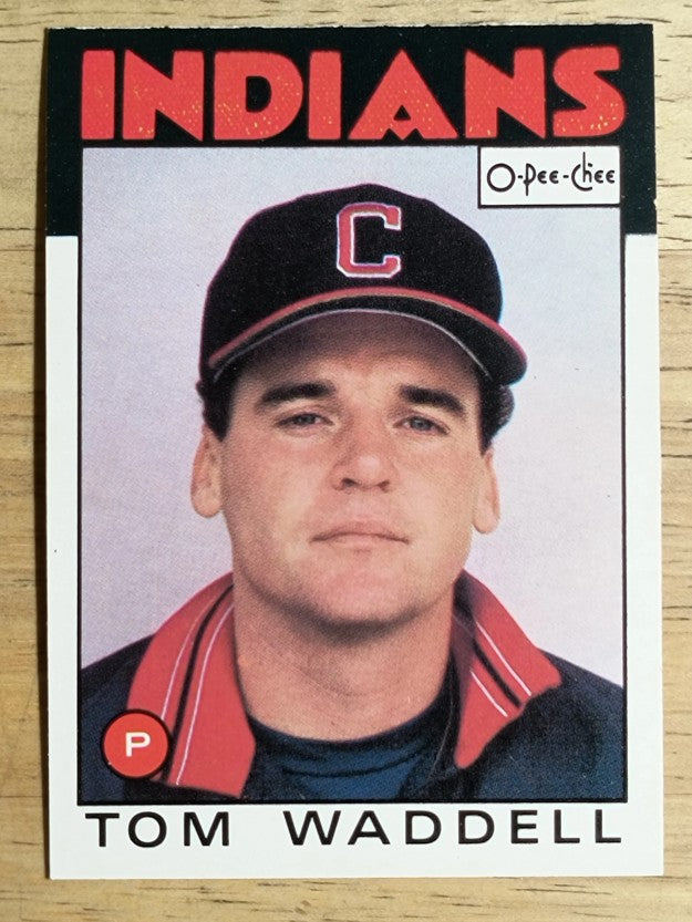 1986 O-Pee-Chee #86 Tom Waddell