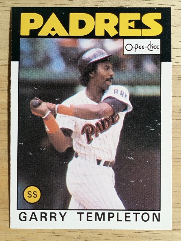 1986 O-Pee-Chee #90 Garry Templeton