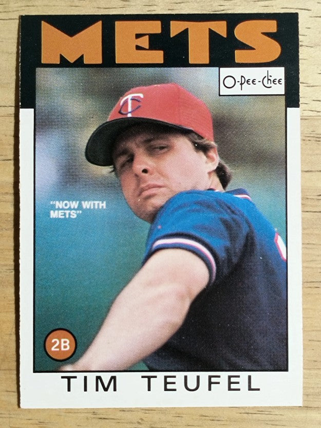 1986 O-Pee-Chee #91 Tim Teufel