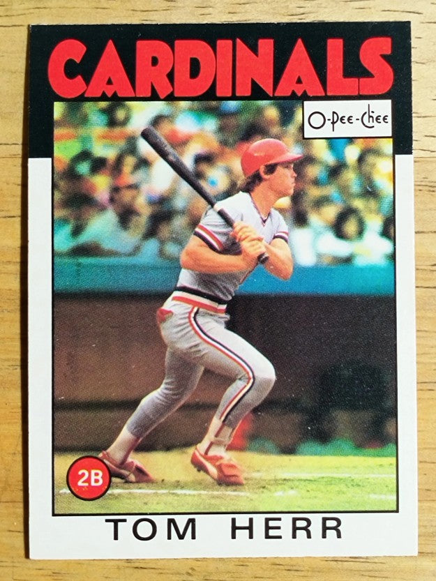 1986 O-Pee-Chee #94 Tom Herr
