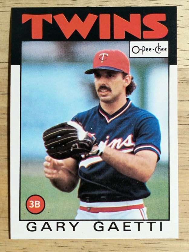 1986 O-Pee-Chee #97 Gary Gaetti