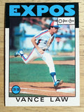 1986 O-Pee-Chee #99 Vance Law