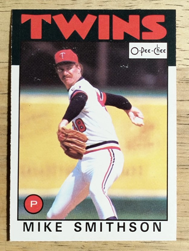 1986 O-Pee-Chee #101 Mike Smithson