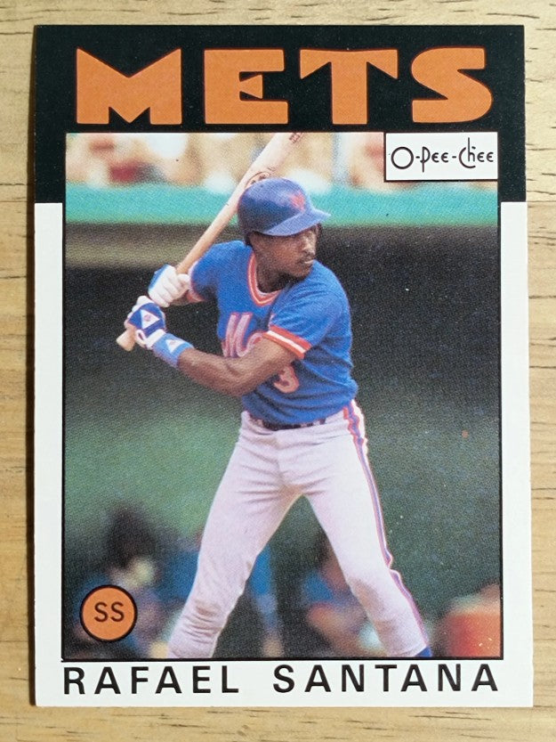 1986 O-Pee-Chee #102 Rafael Santana