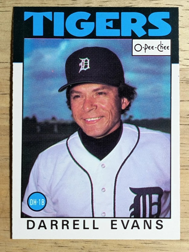 1986 O-Pee-Chee #103 Darrell Evans