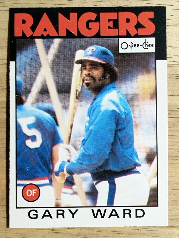 1986 O-Pee-Chee #105 Gary Ward