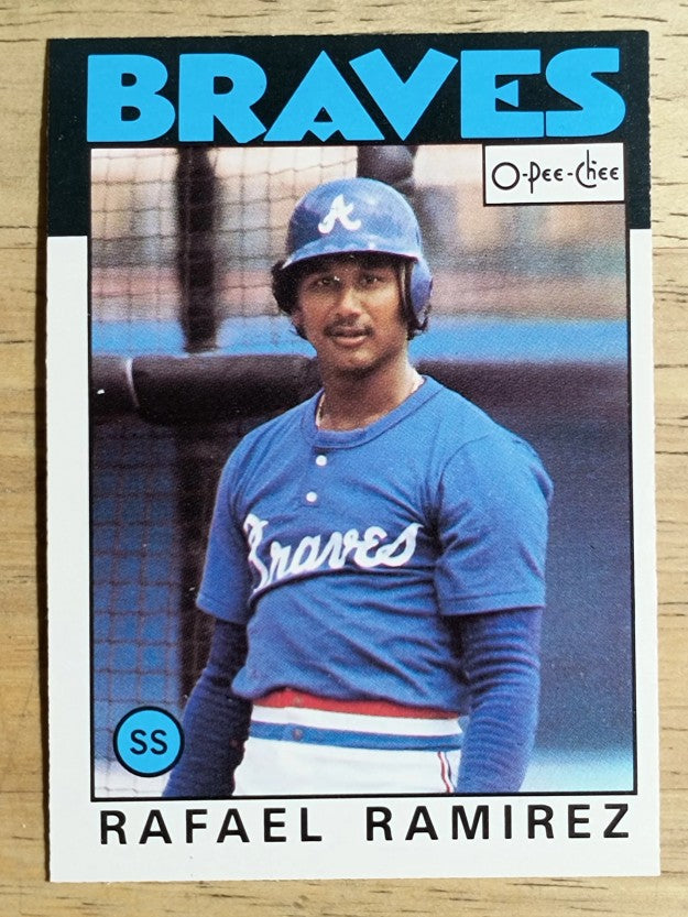 1986 O-Pee-Chee #107 Rafael Ramirez
