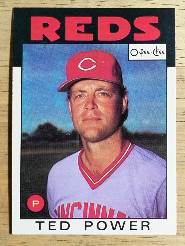 1986 O-Pee-Chee #108 Ted Power
