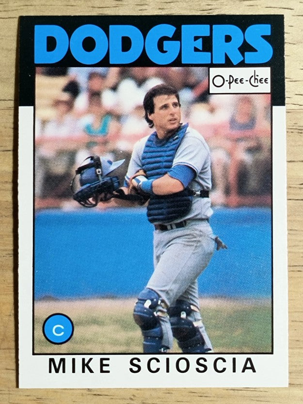 1986 O-Pee-Chee #111 Mike Scioscia