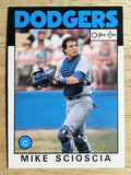 1986 O-Pee-Chee #111 Mike Scioscia