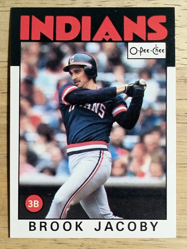 1986 O-Pee-Chee #116 Brook Jacoby