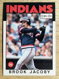 1986 O-Pee-Chee #116 Brook Jacoby