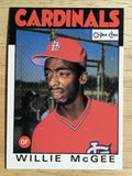 1986 O-Pee-Chee #117 Willie McGee