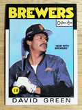 1986 O-Pee-Chee #122 David Green