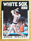 1986 O-Pee-Chee #123 Greg Walker