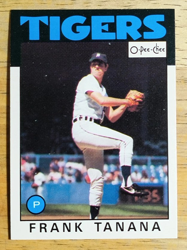 1986 O-Pee-Chee #124 Frank Tanana