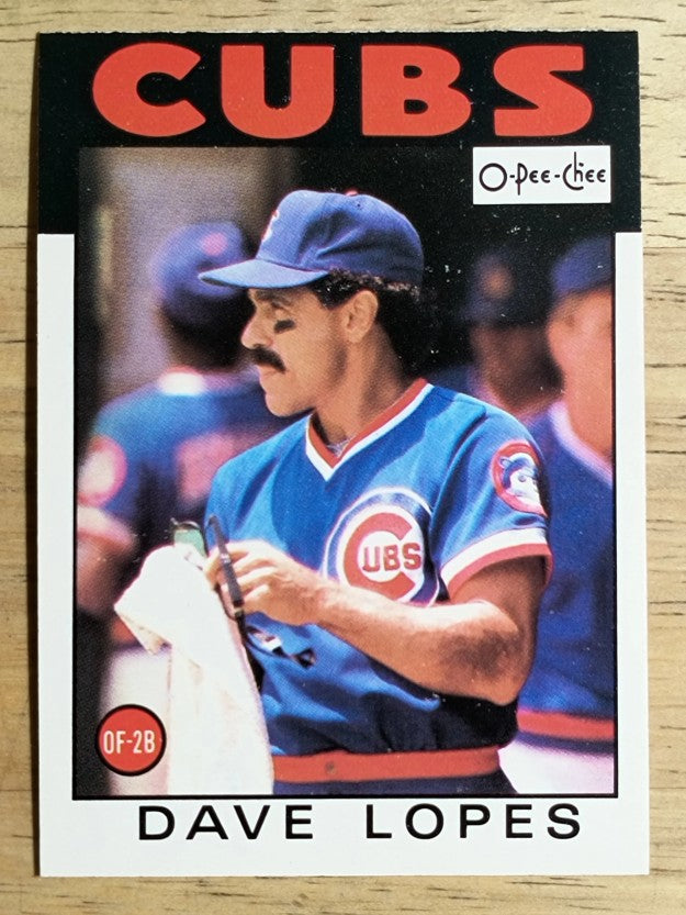1986 O-Pee-Chee #125 Dave Lopes