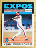 1986 O-Pee-Chee #129 Herm Winningham