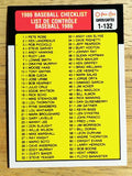 1986 O-Pee-Chee #131 Checklist 1-132