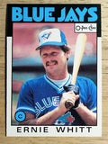 1986 O-Pee-Chee #136 Ernie Whitt