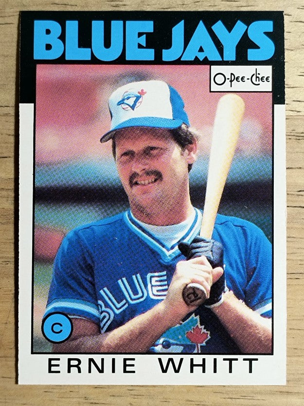 1986 O-Pee-Chee #136 Ernie Whitt