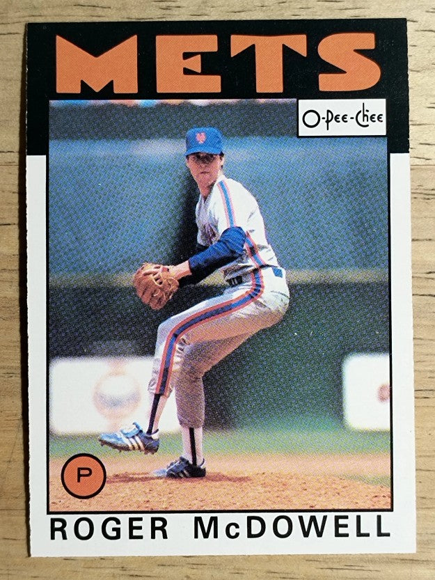 1986 O-Pee-Chee #139 Roger McDowell