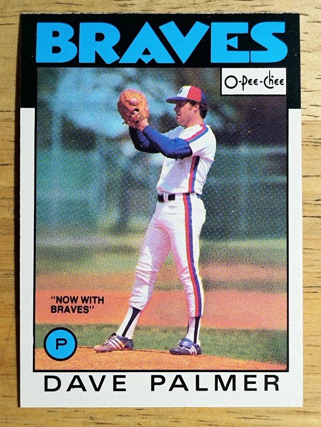 1986 O-Pee-Chee #143 Dave Palmer